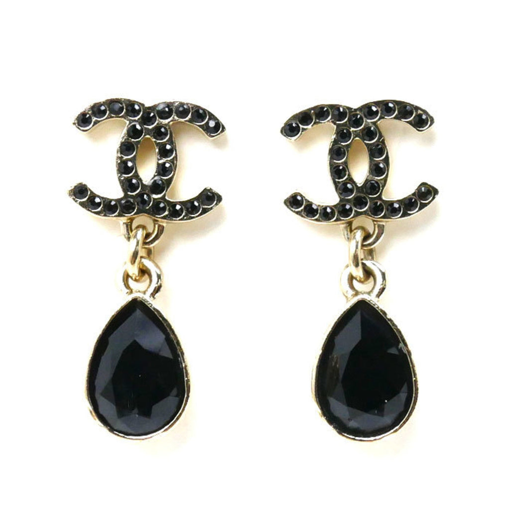 CC Logo Earrings Gold-Tone Metal Gold-Tone Metal