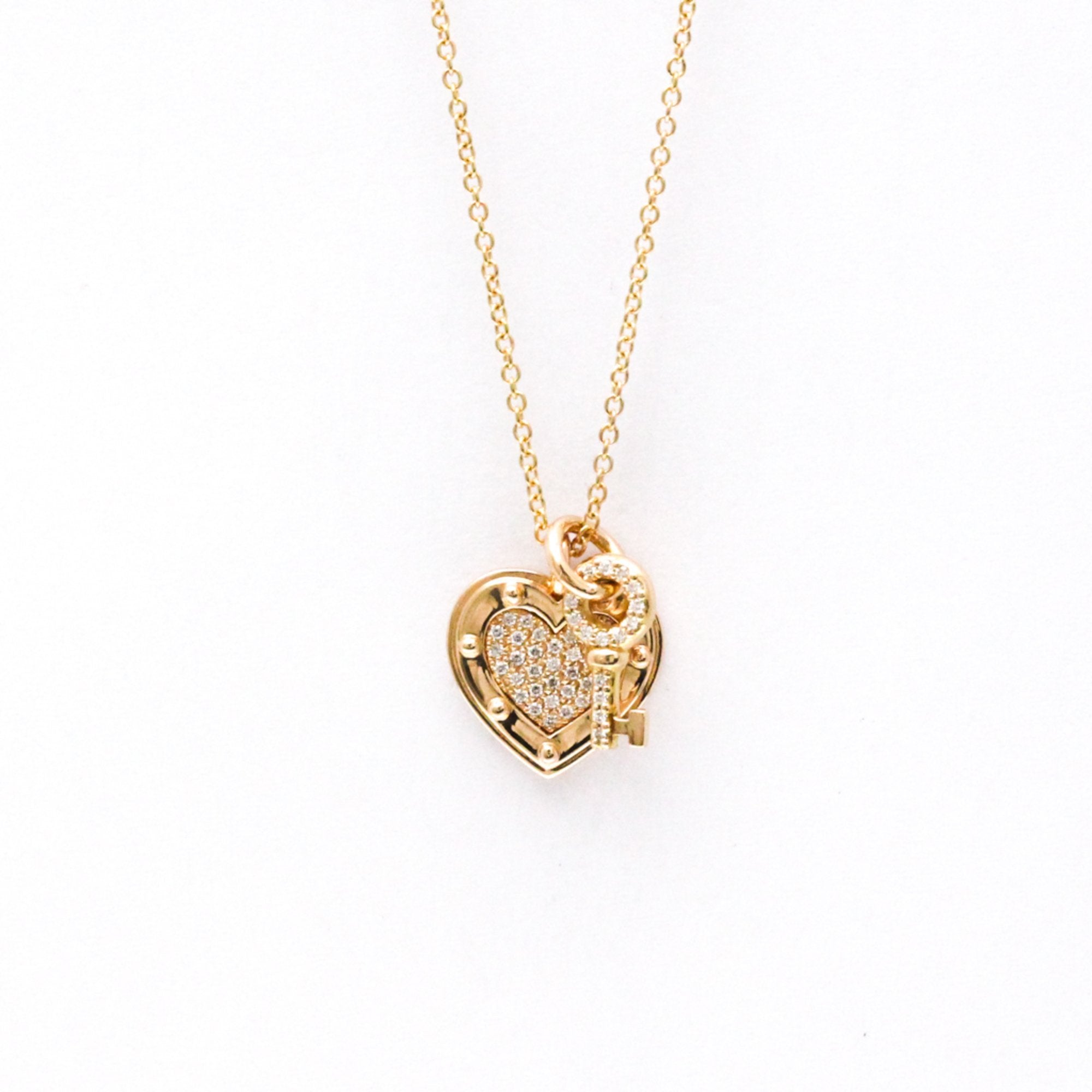 Return To Tiffany Pendant Necklace 18K Rose Gold