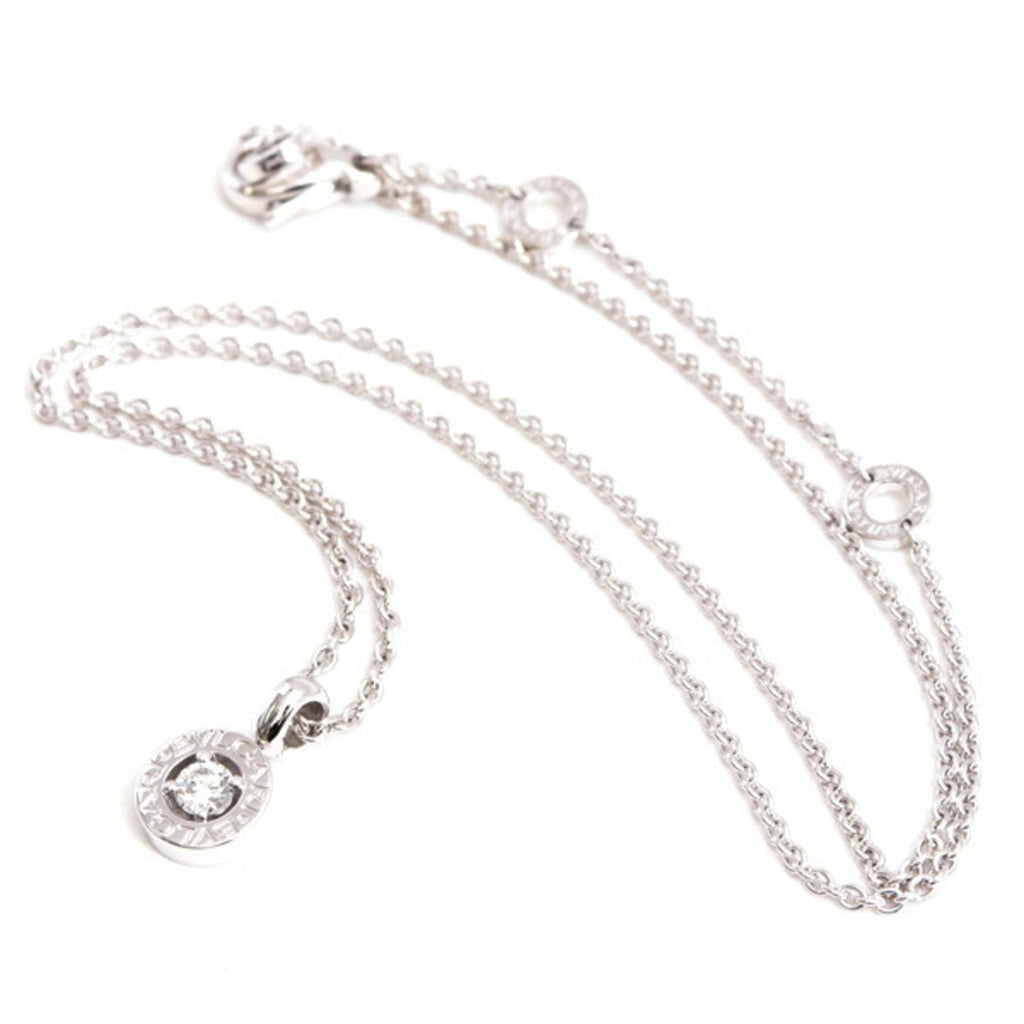 Pendant Necklace 18K White Gold with Diamond