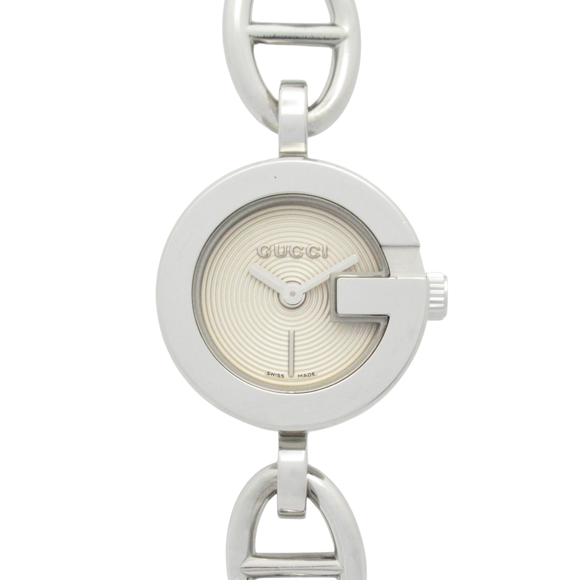 G Charm Bracelet Watch Stainless Steel 107