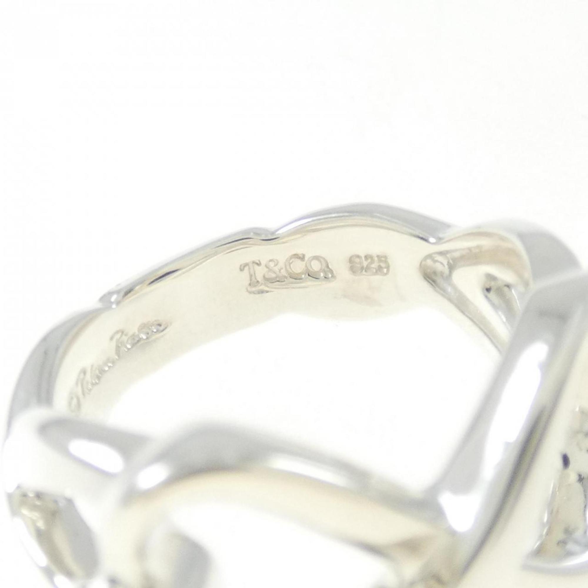 Double Loving Heart Ring Sterling Silver
