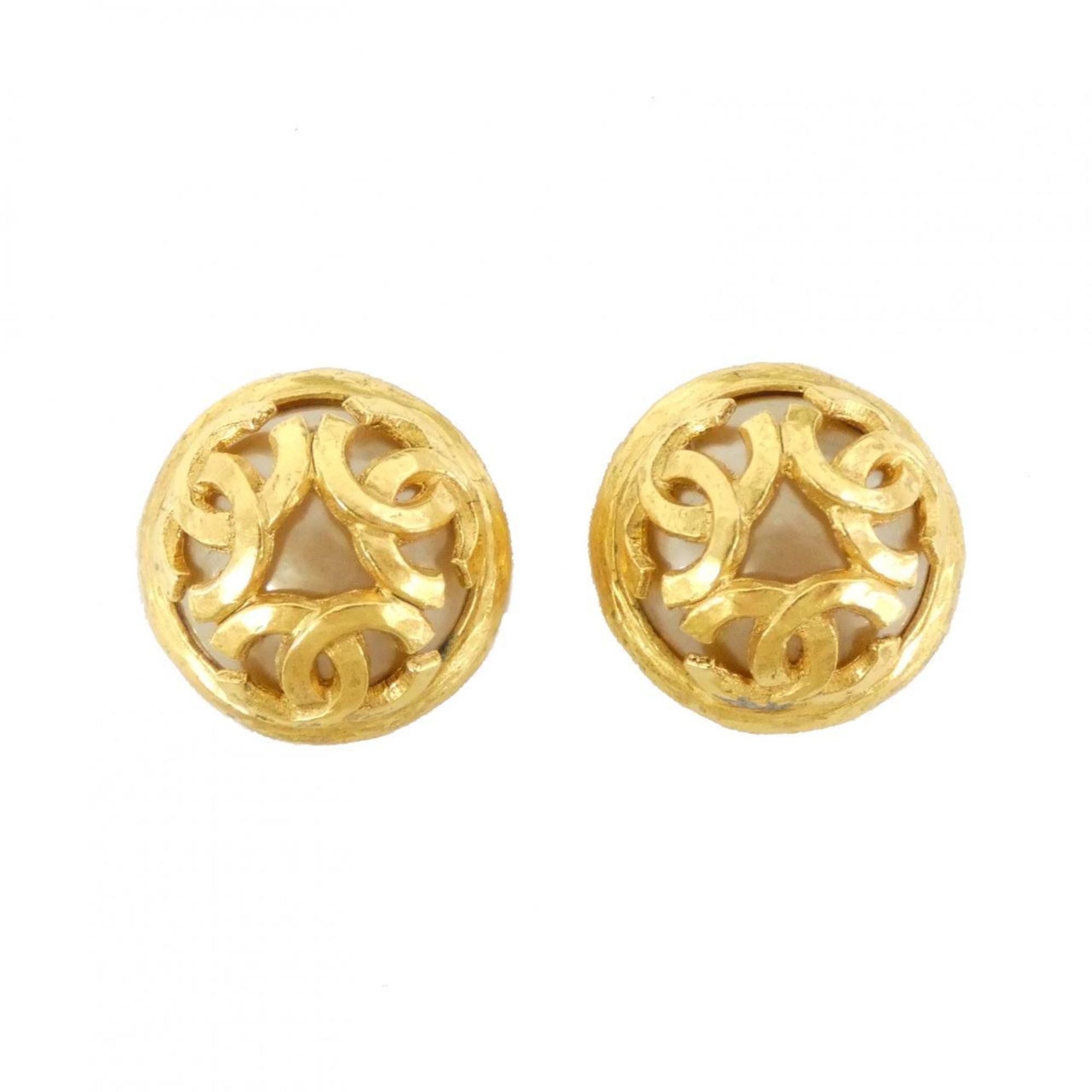 Clip-On Earrings Clip-On Gold-Tone Metal