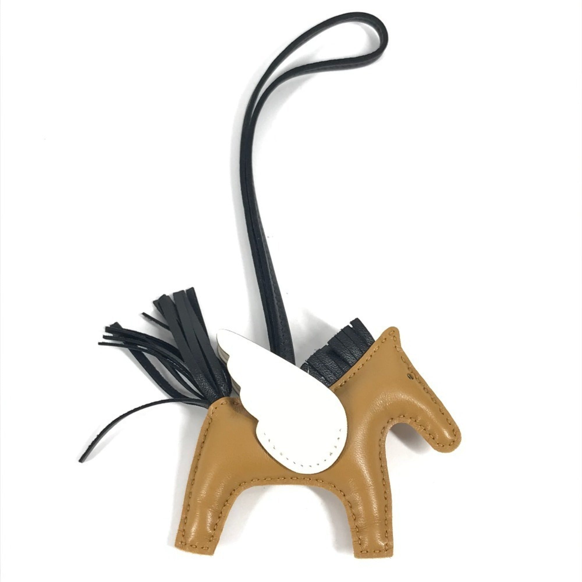 Pegasus Charm Agneau Milo Beige Mini Handbag Charm