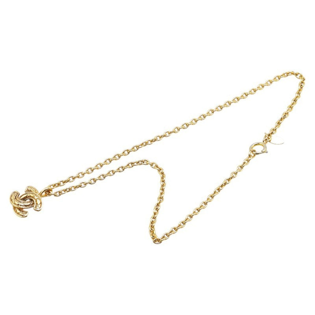 CC Logo Pendant Necklace Metal