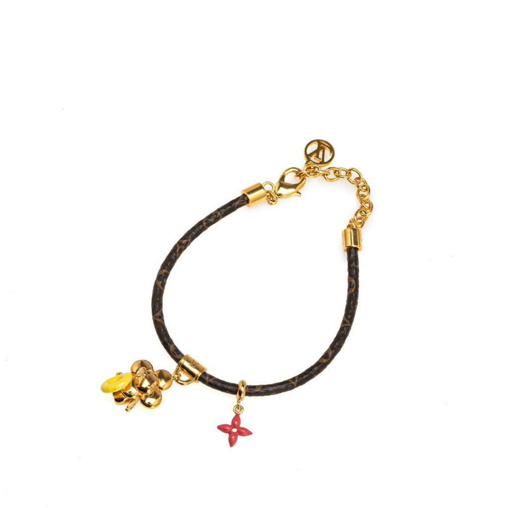 Vivienne Pool Bracelet Brown Gold Plated Hardware