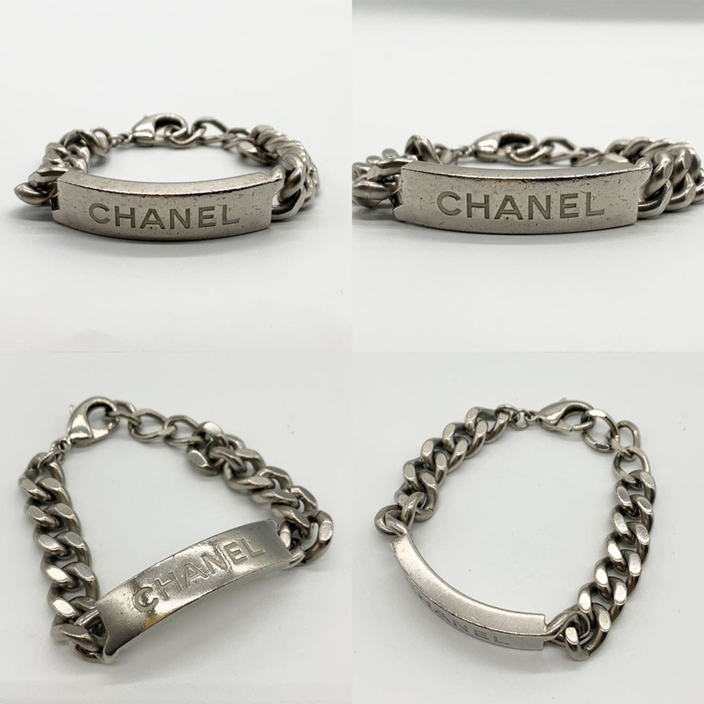 Bracelet Plate Metal Silver