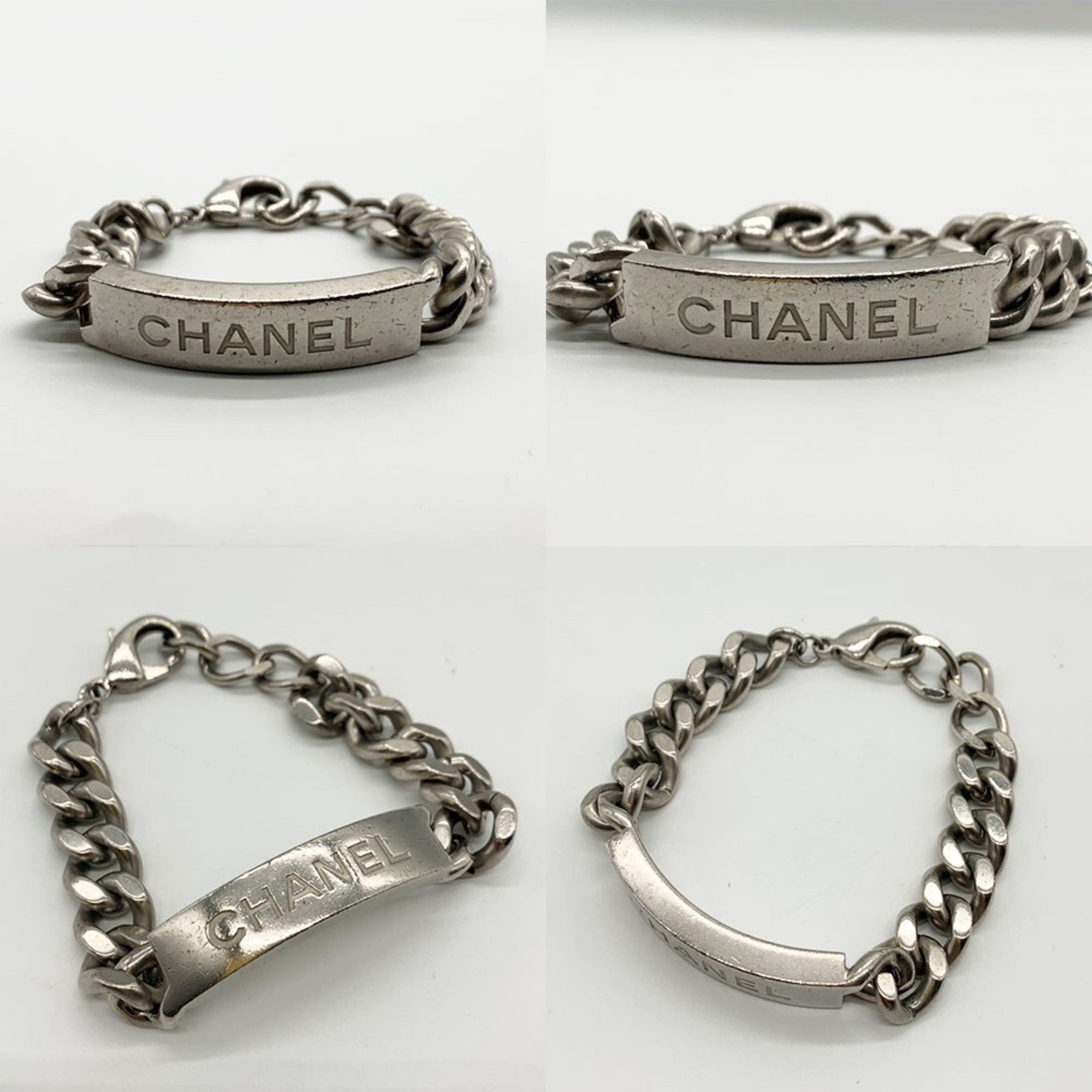 Bracelet Plate Metal Silver