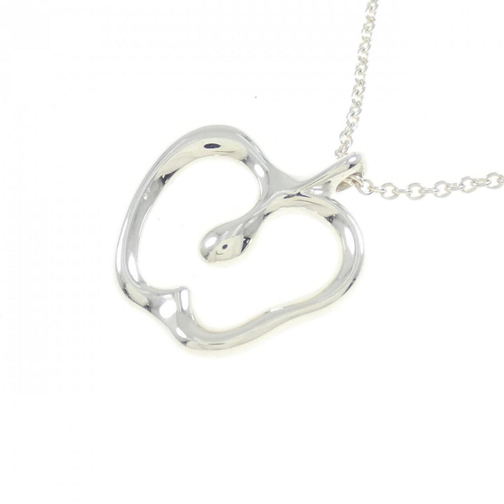 Apple Pendant Necklace Sterling Silver Small