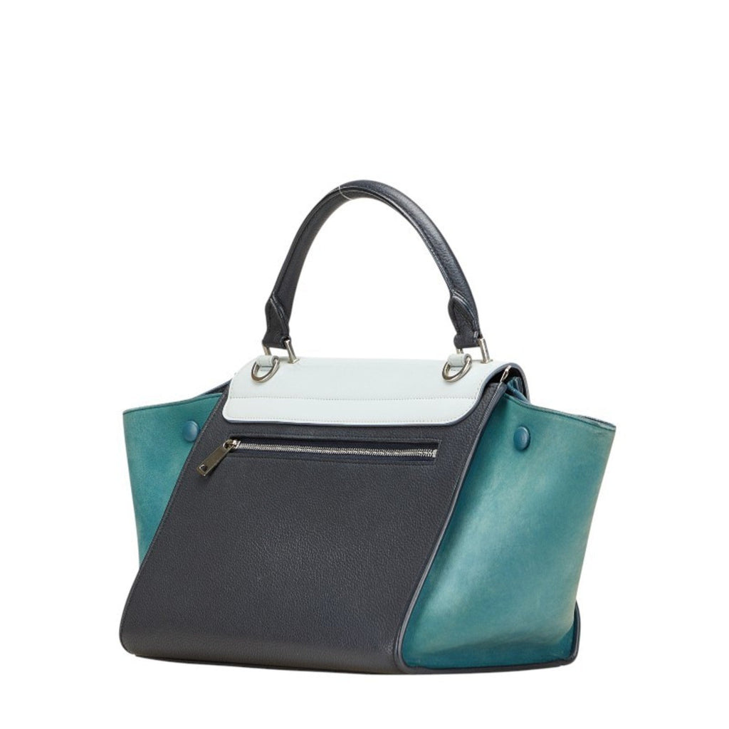 Tricolor Trapeze Bag Leather Small