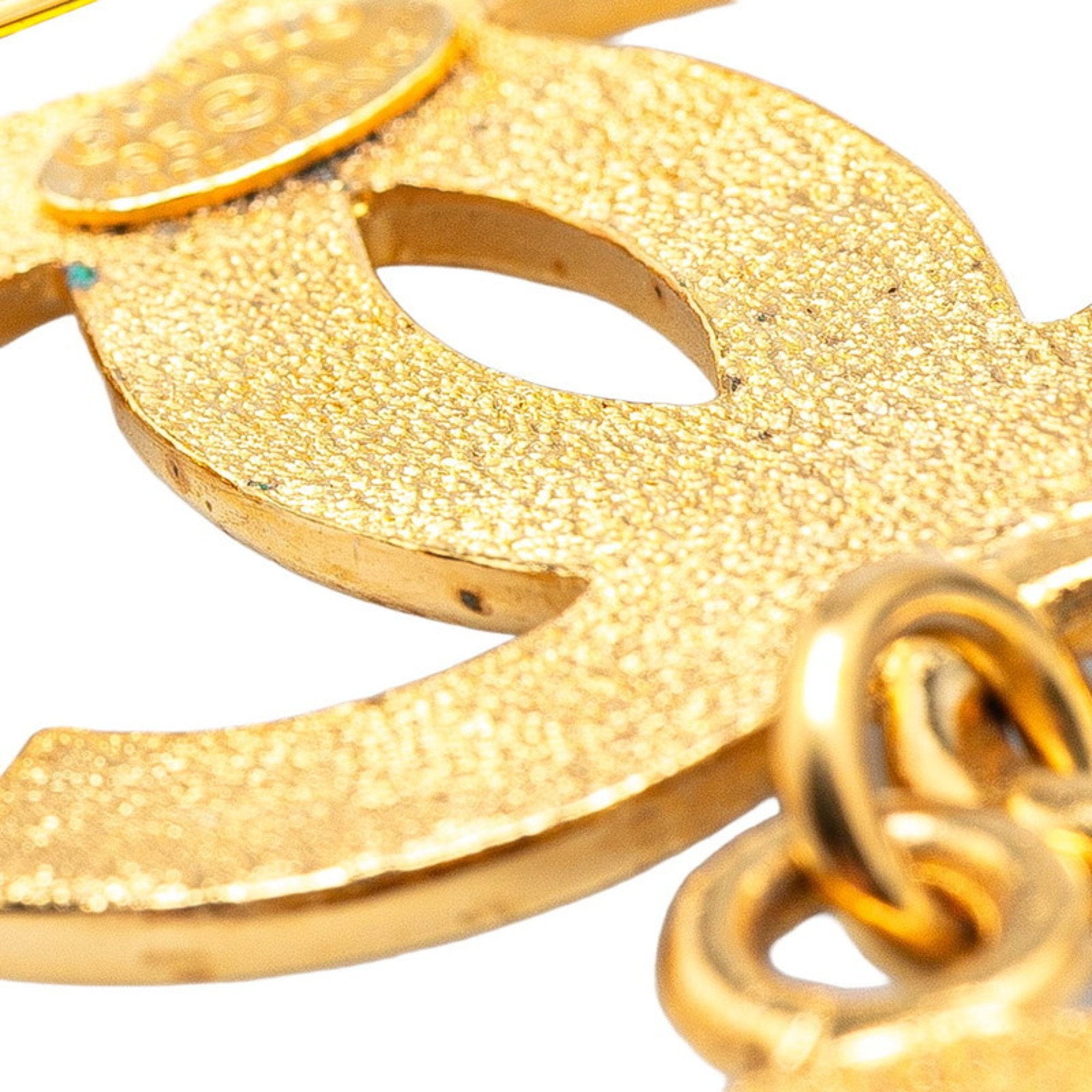 CC Logo Brooch Metal