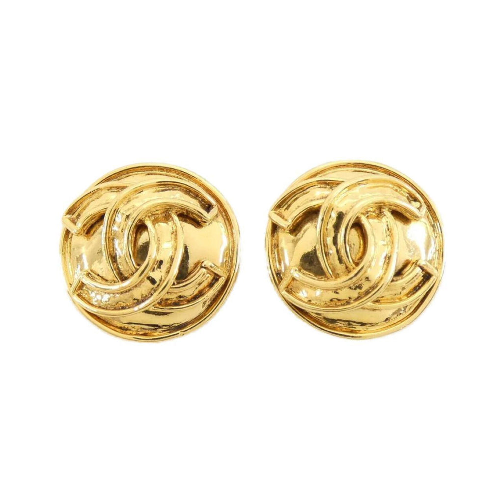 Clip-On Earrings Clip-On Gold-Tone Metal