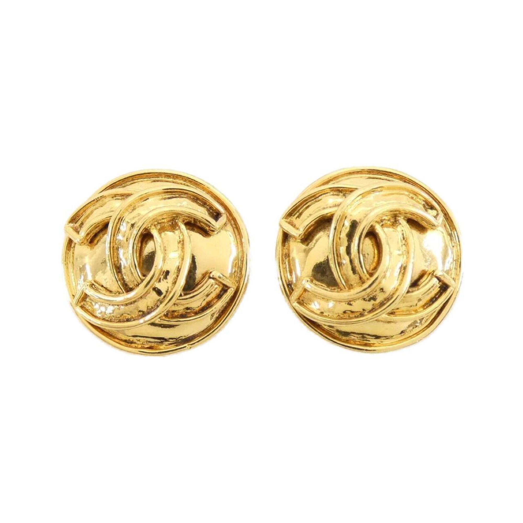 Clip-On Earrings Clip-On Gold-Tone Metal