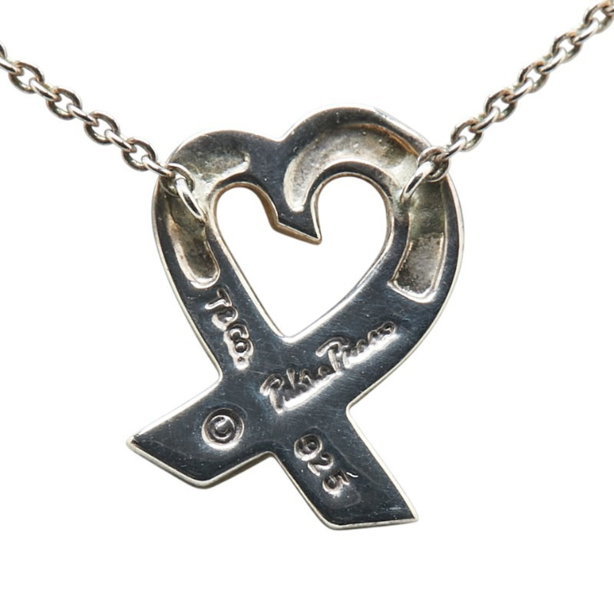 Loving Heart Pendant Necklace Sterling Silver