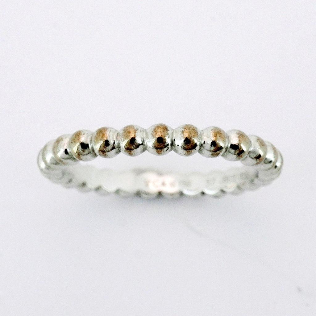 Perlée Ring 18K White Gold