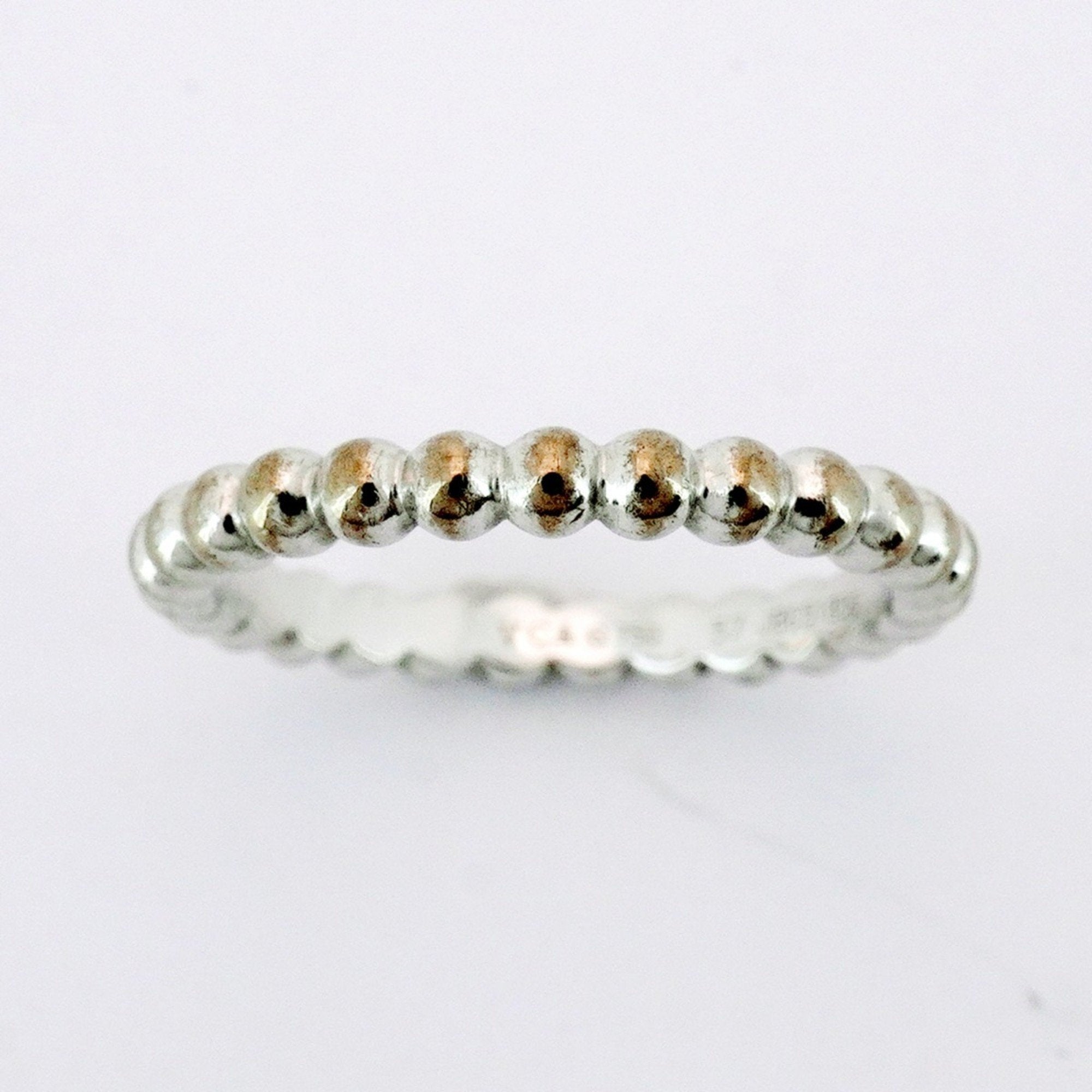 Perlée Ring 18K White Gold