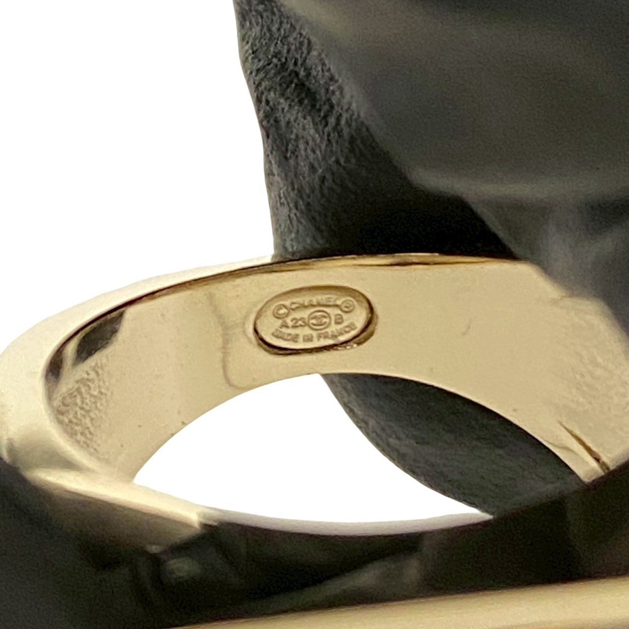 CC Logo Ring Silver-Tone Metal