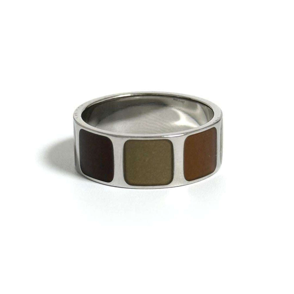 Shades Wide Ring Metal Brown