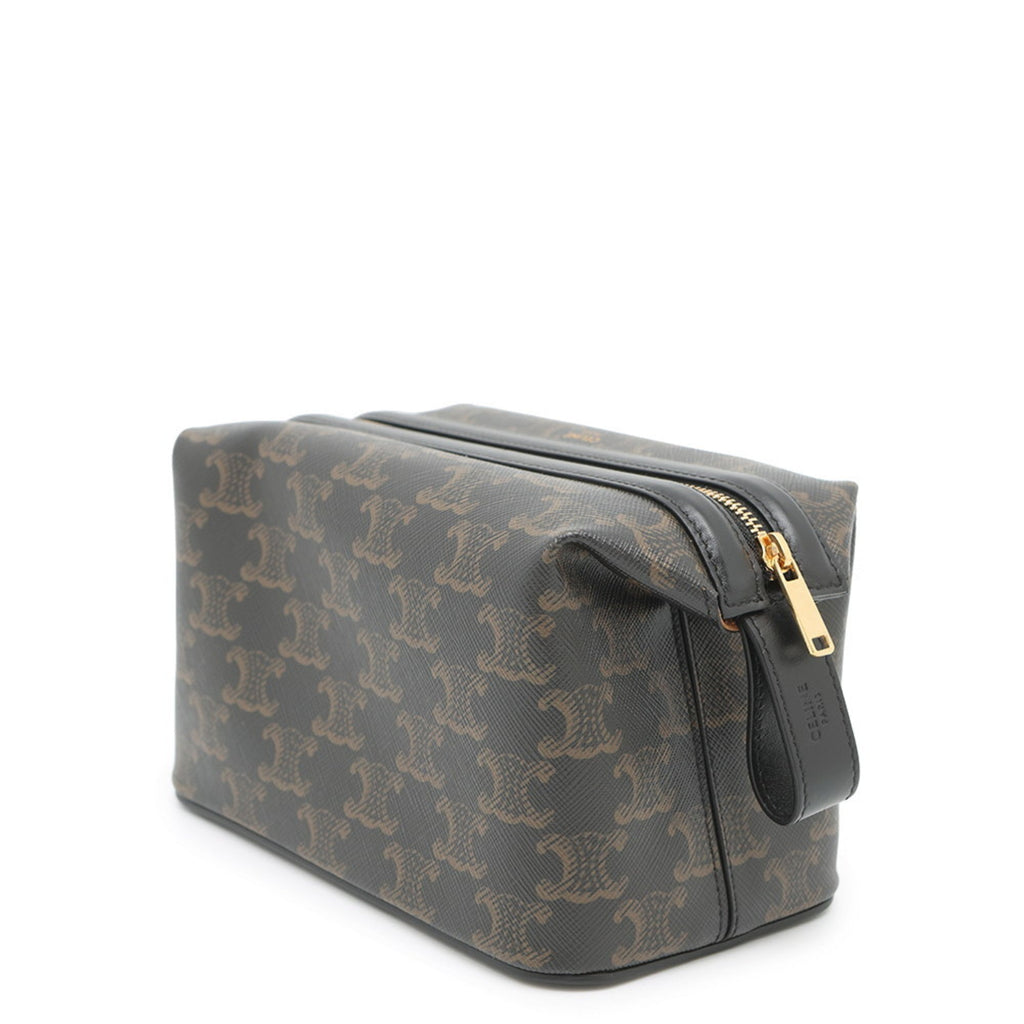 Triomphe East-West Shoulder Bag Triomphe Coated Canvas