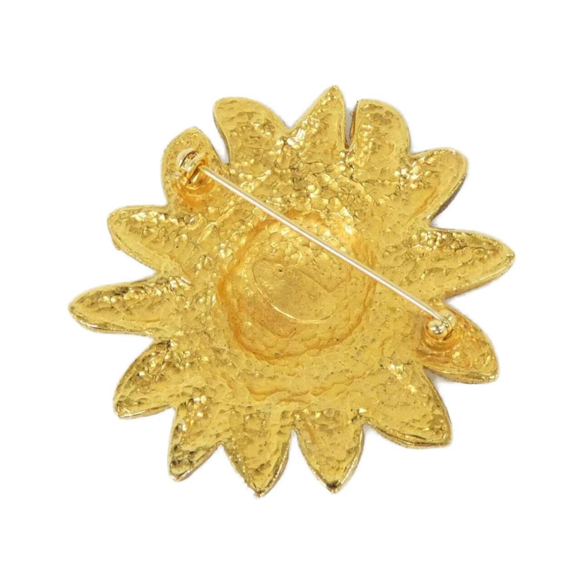 Brooch Gold-Tone Metal