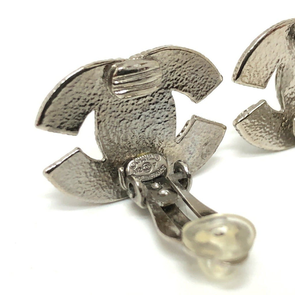Clip-On Earrings Clip-On Silver-Tone Metal