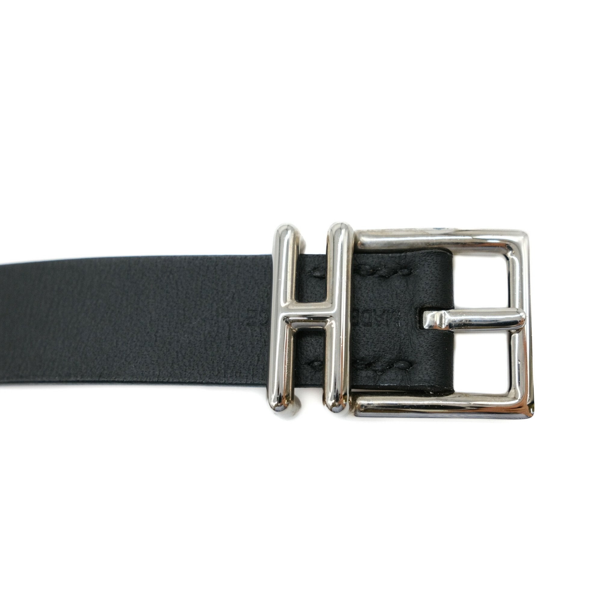 Nathan Bracelet Black and Brown Leather Reversible