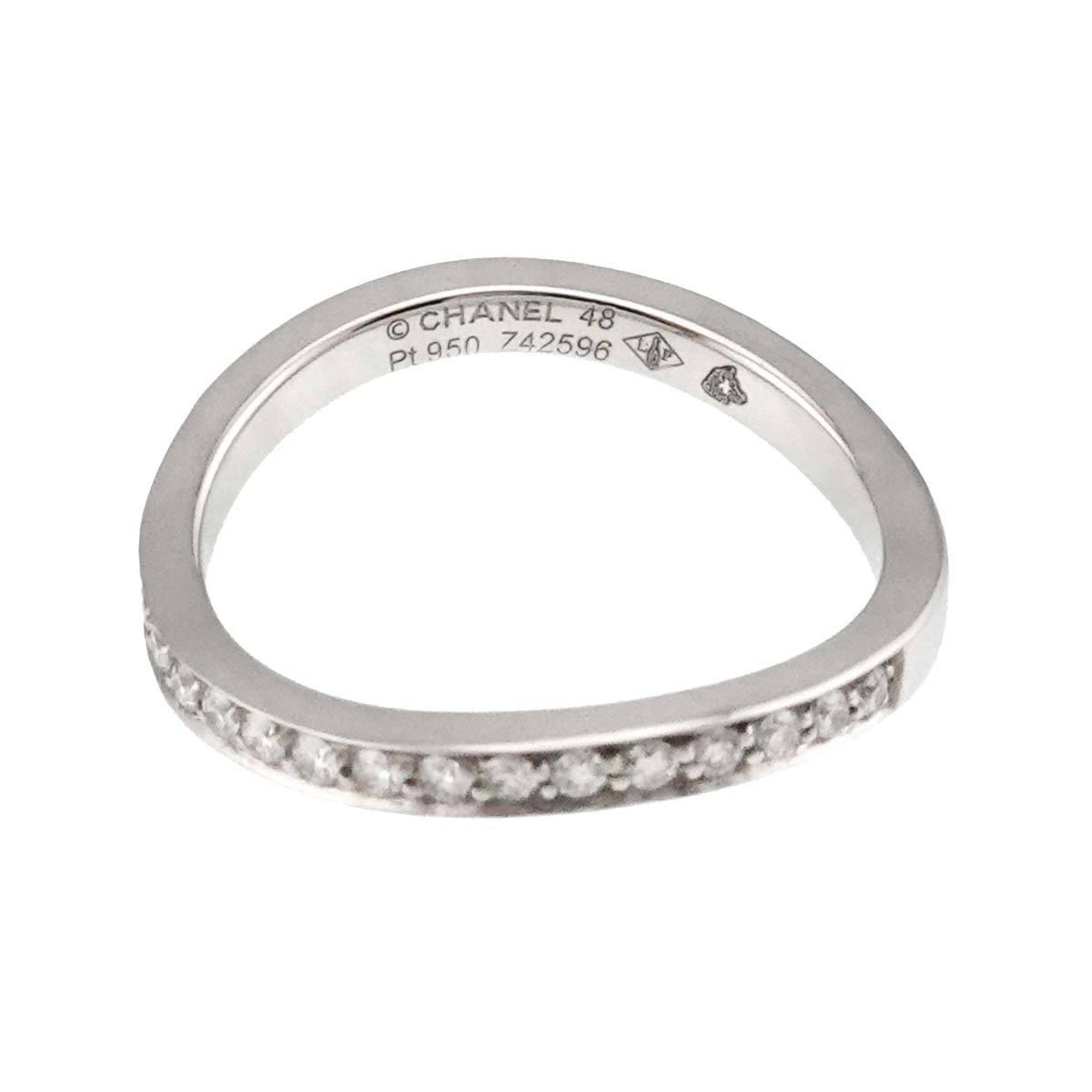 Ribbon De Ring Platinum with Diamond