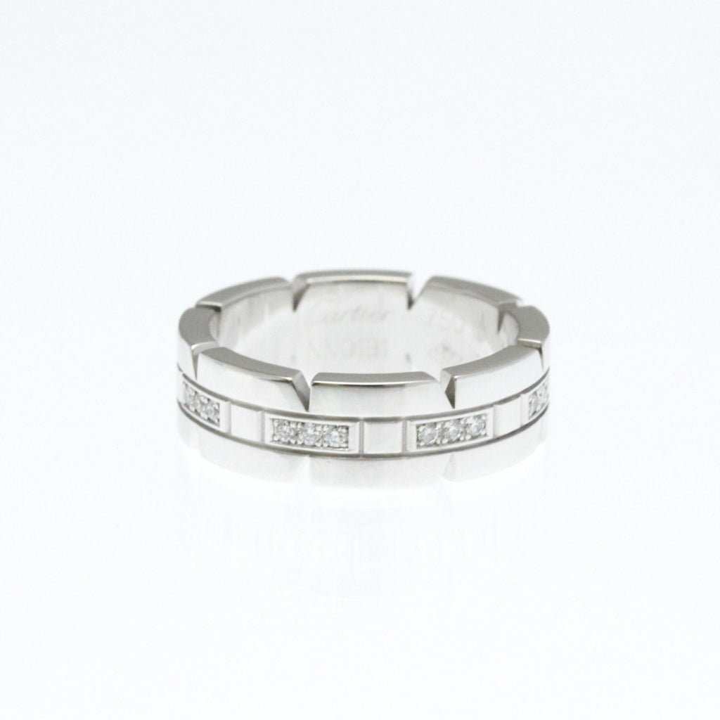 Band Ring 18K White Gold with Diamond