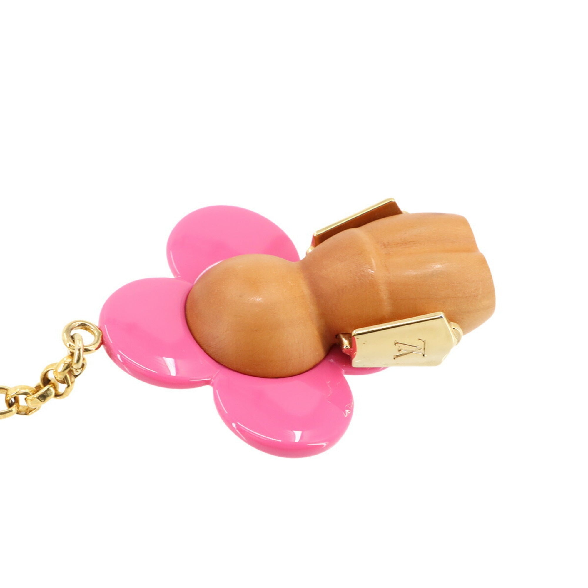 Porte-Clés Vivienne Charm Beige Black and Pink Handbag Charm