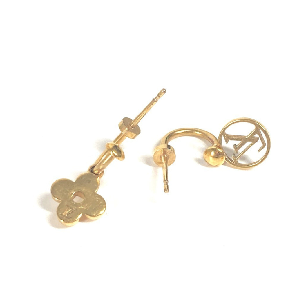 Earrings Gold-Tone Metal