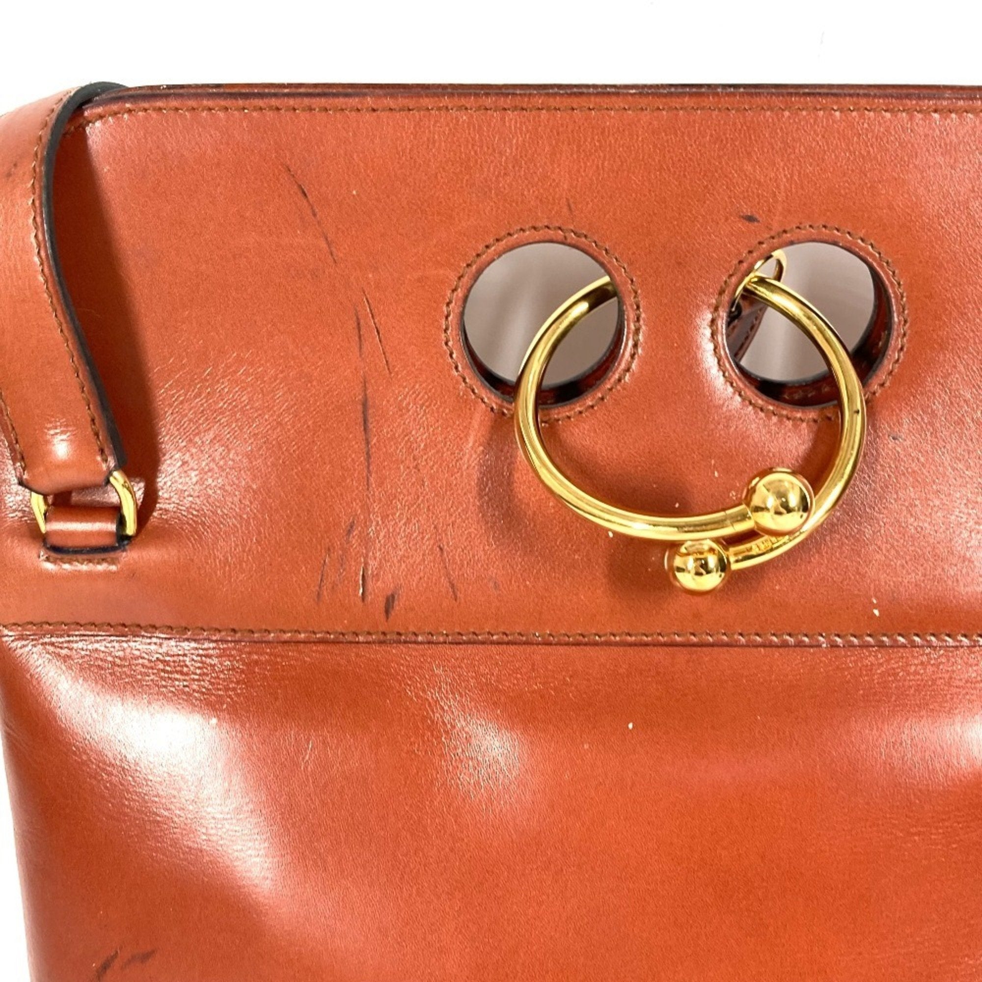 Vintage Looping Closure Saddle Bag Leather Medium