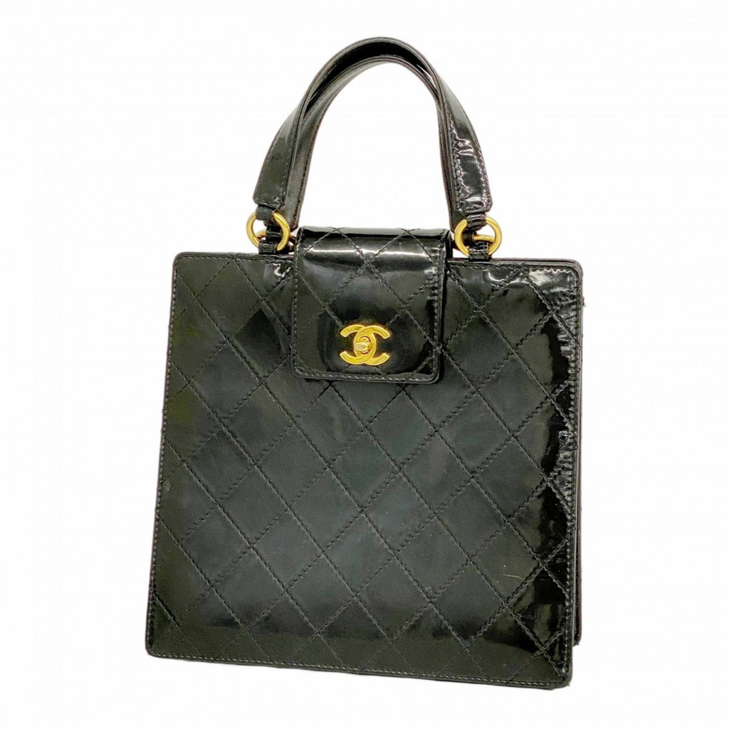 Vintage Square CC Flap Bag Quilted Lambskin Medium