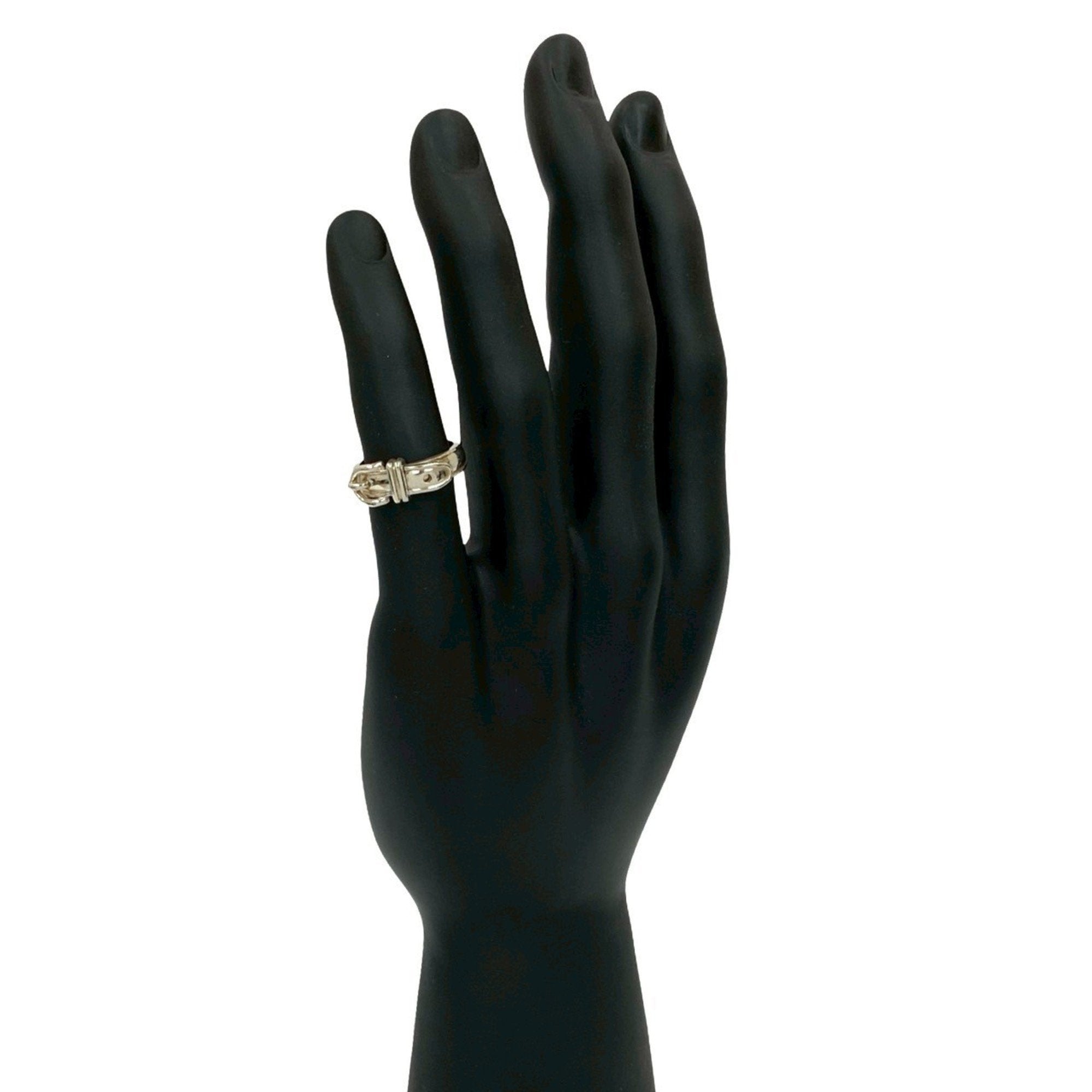 Santur Belt Motif Ring Sterling Silver