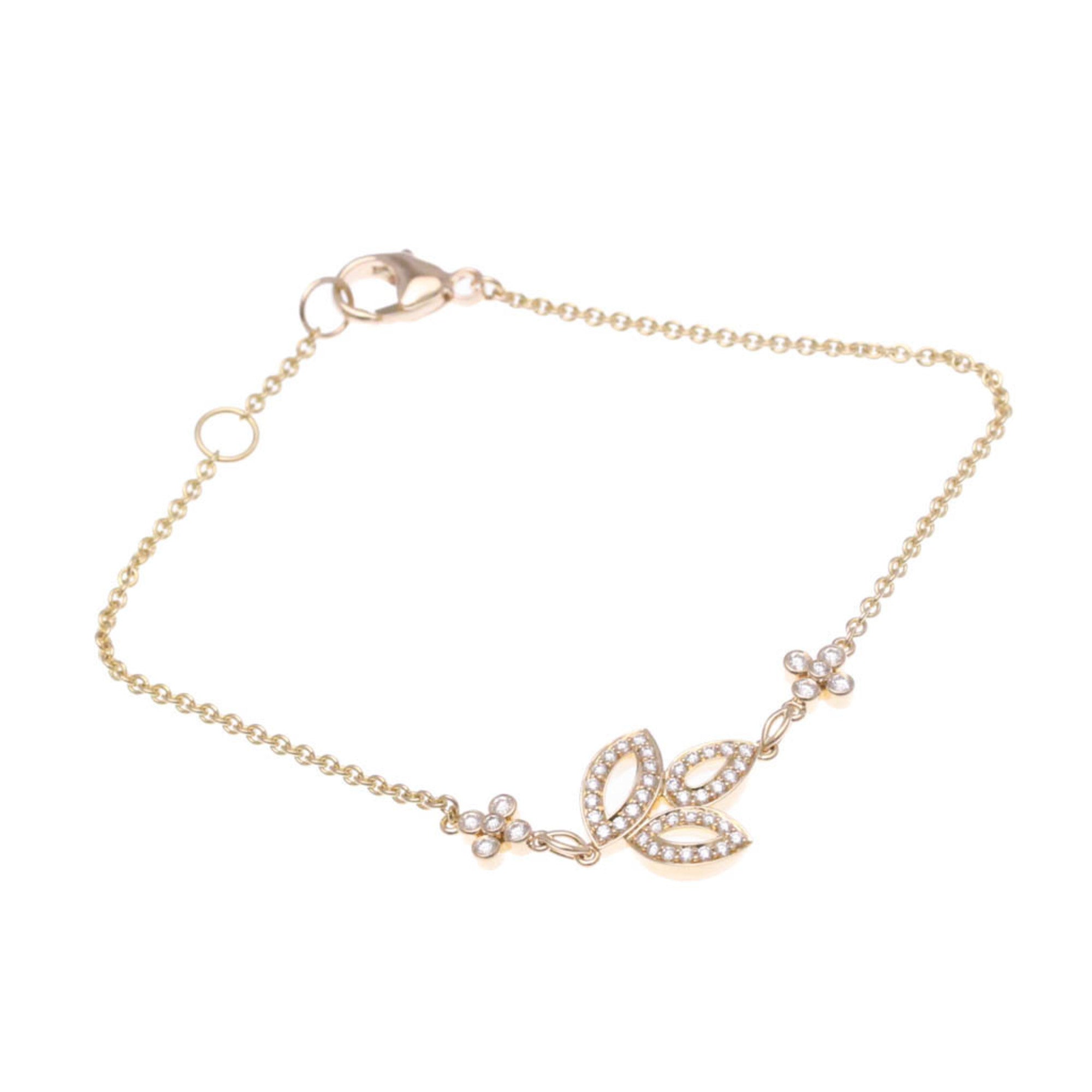 Lily Cluster Bracelet 18K Rose Gold Mini with Diamond