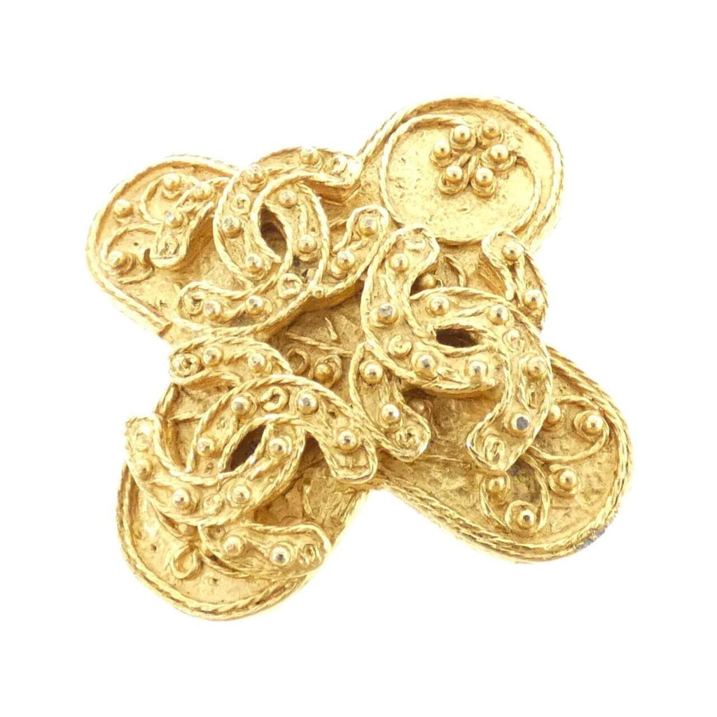 Brooch Gold-Tone Metal
