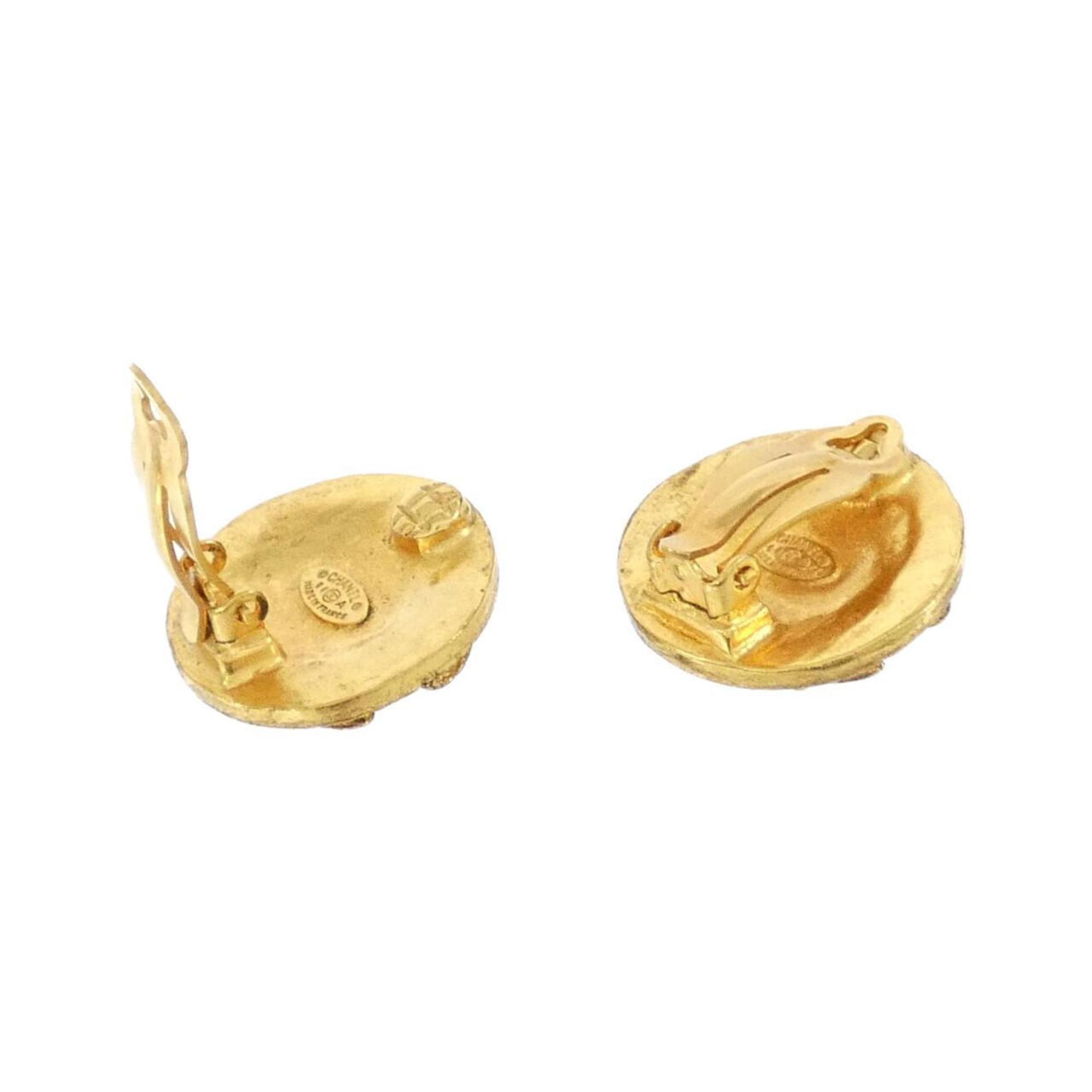 Earrings Gold-Tone Metal
