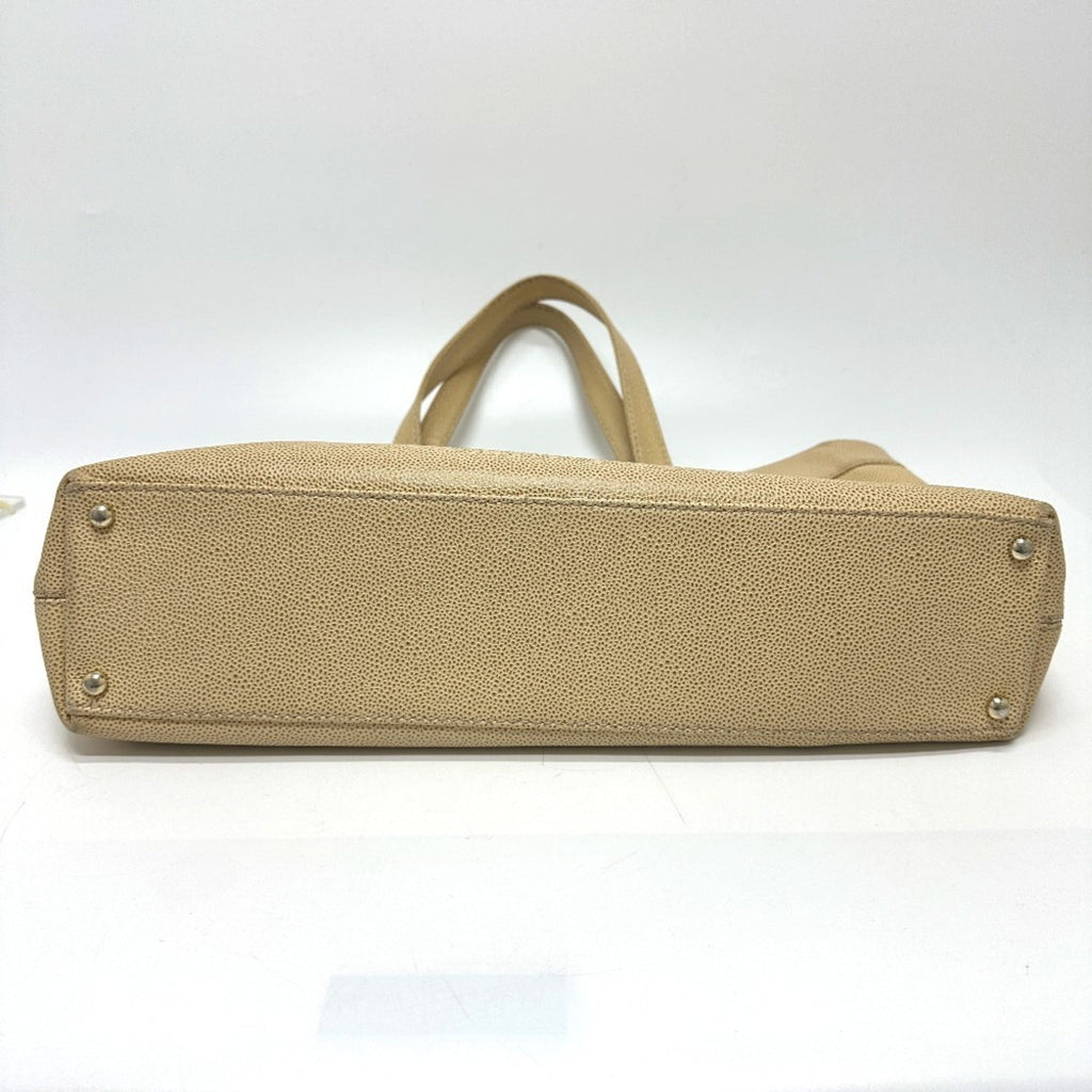 Vintage CC Open Tote Caviar Large