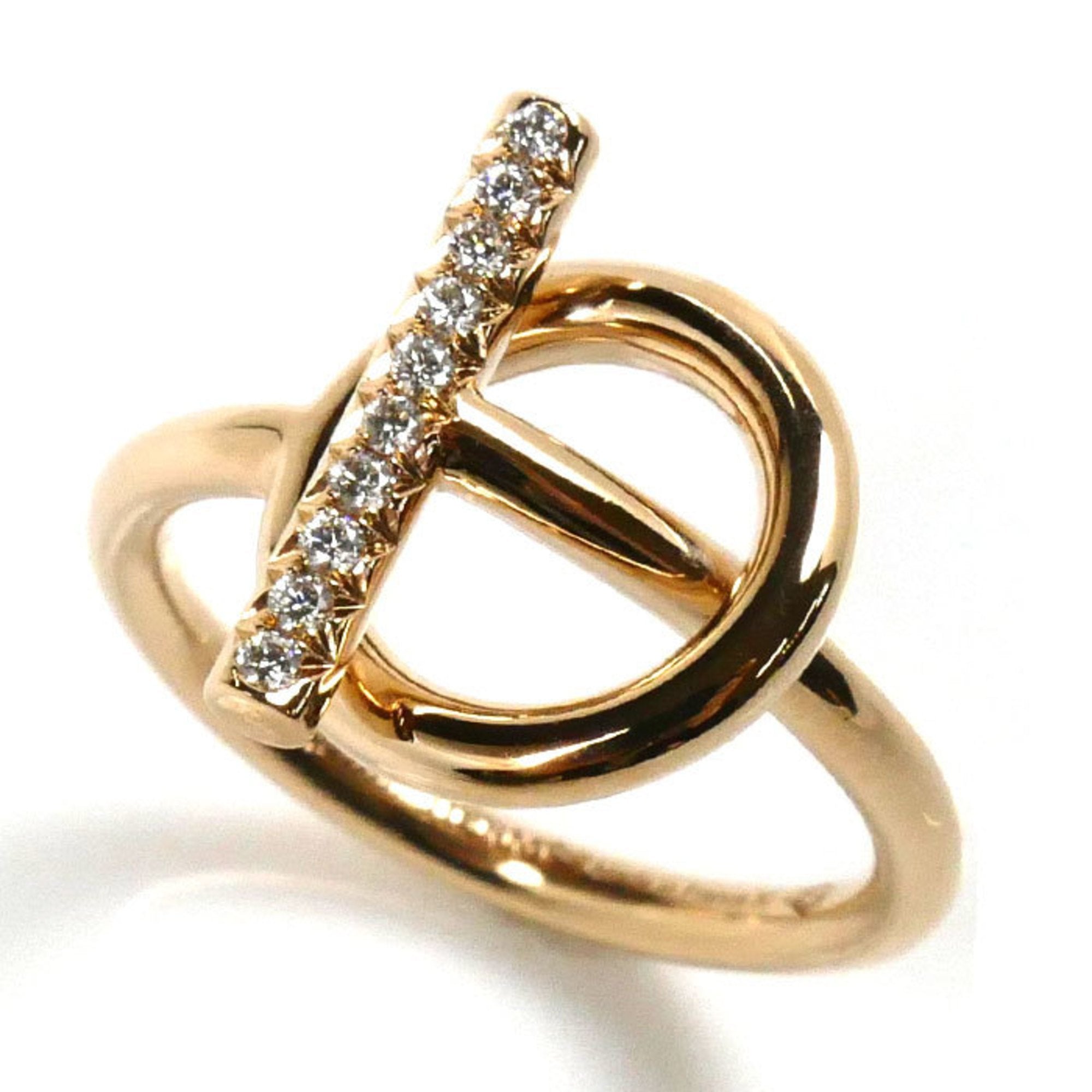 Ring 18K Rose Gold with Diamond Mini