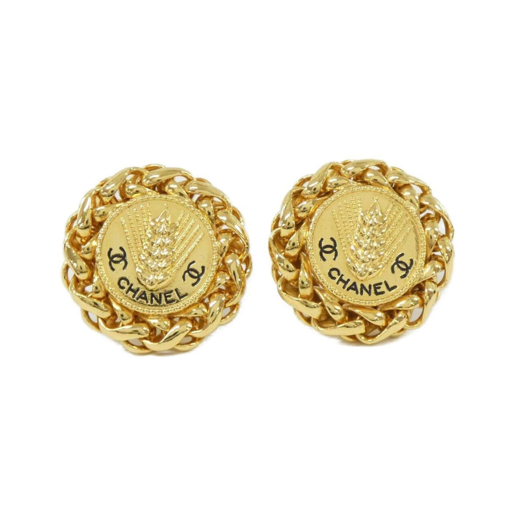 Earrings Gold-Tone Metal