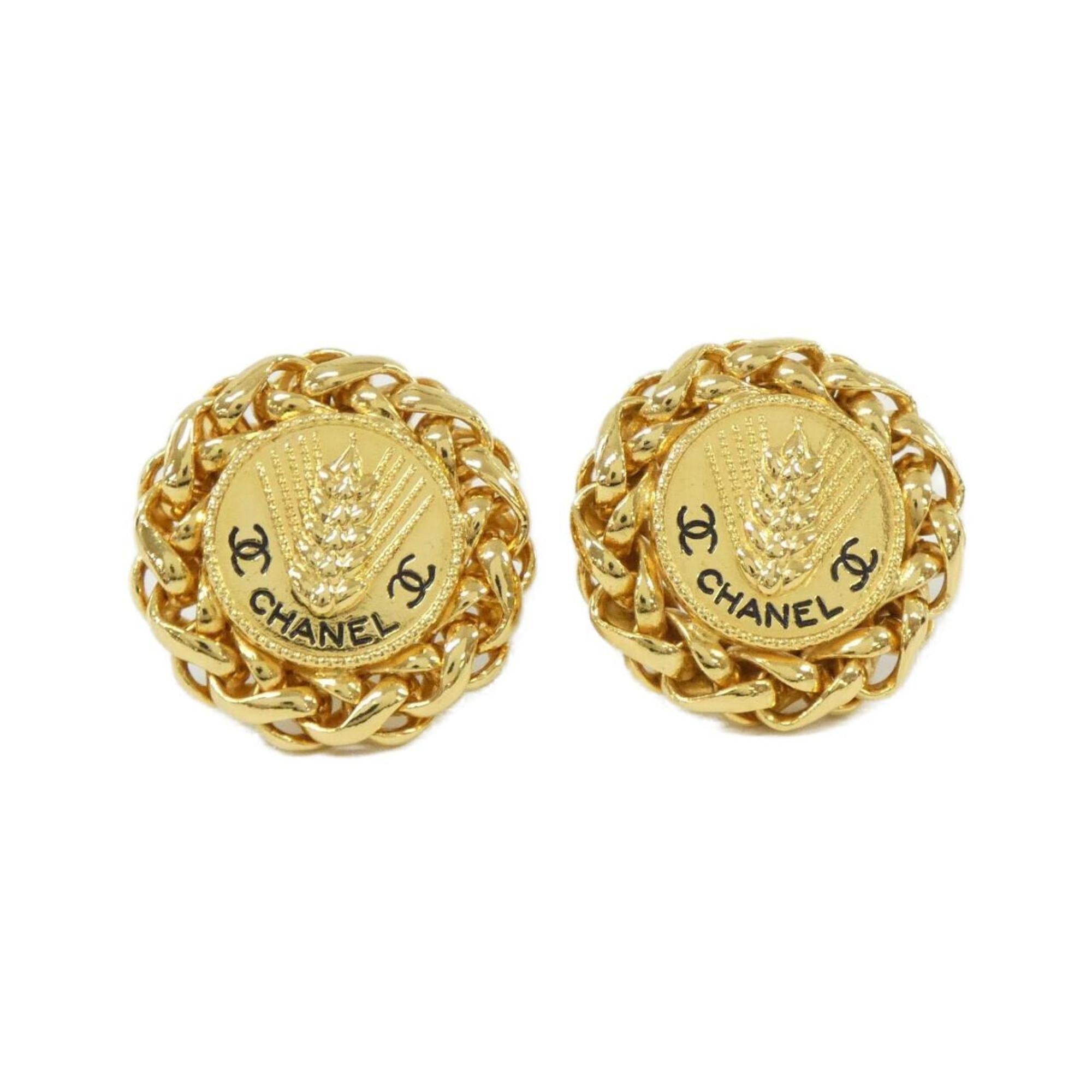 Earrings Gold-Tone Metal