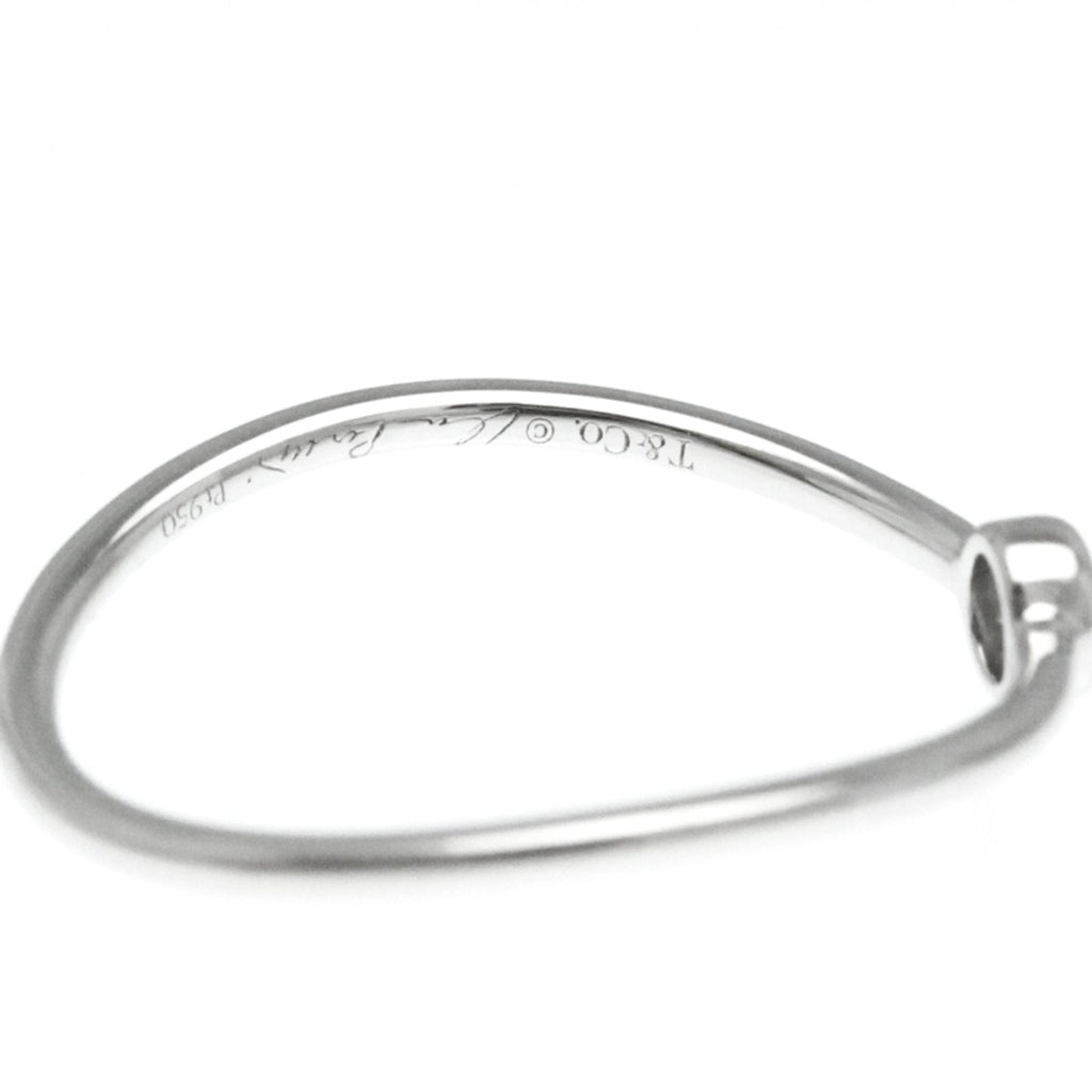 Wave Ring Platinum with Diamond