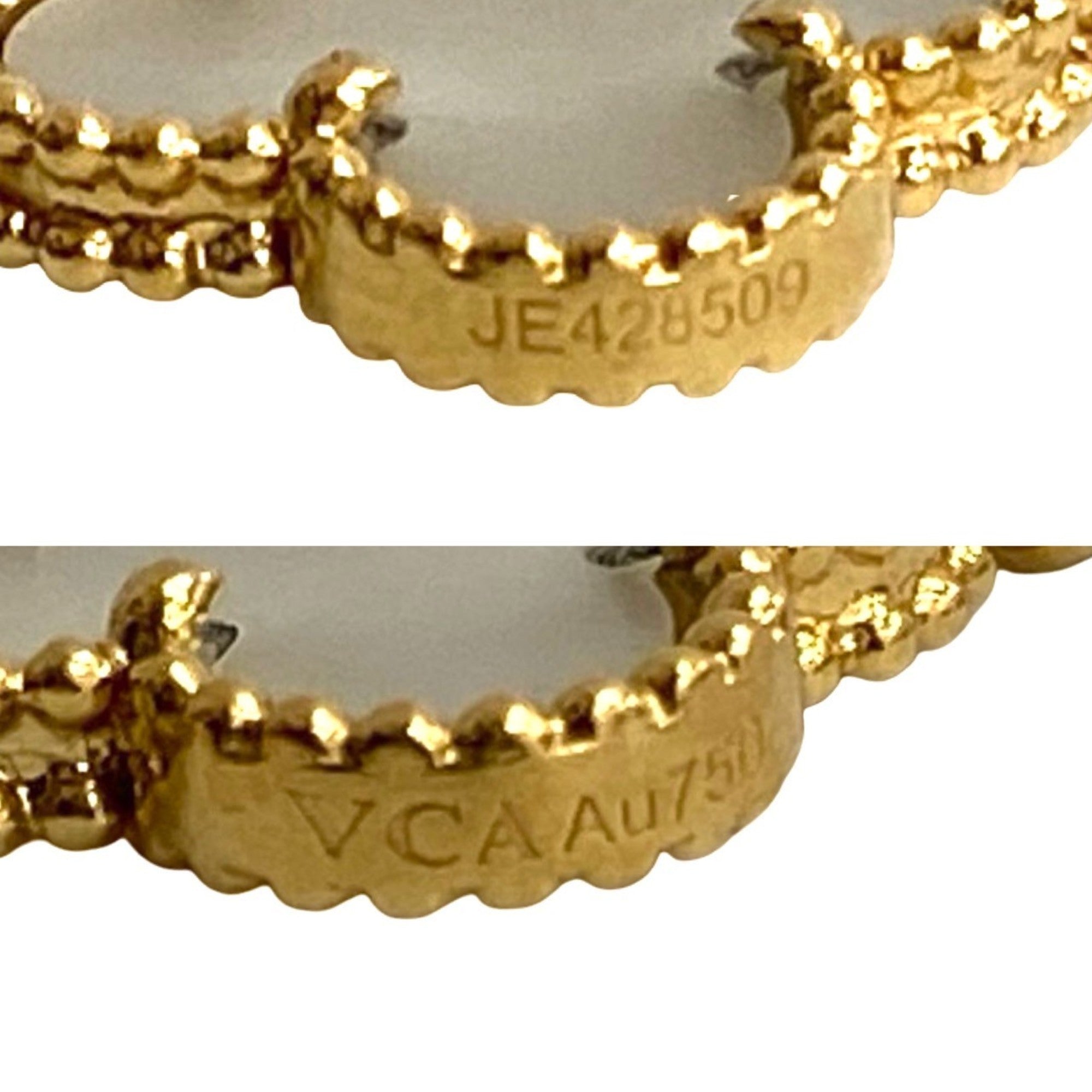 Alhambra Bracelet 18K Yellow Gold and 18K White Gold
