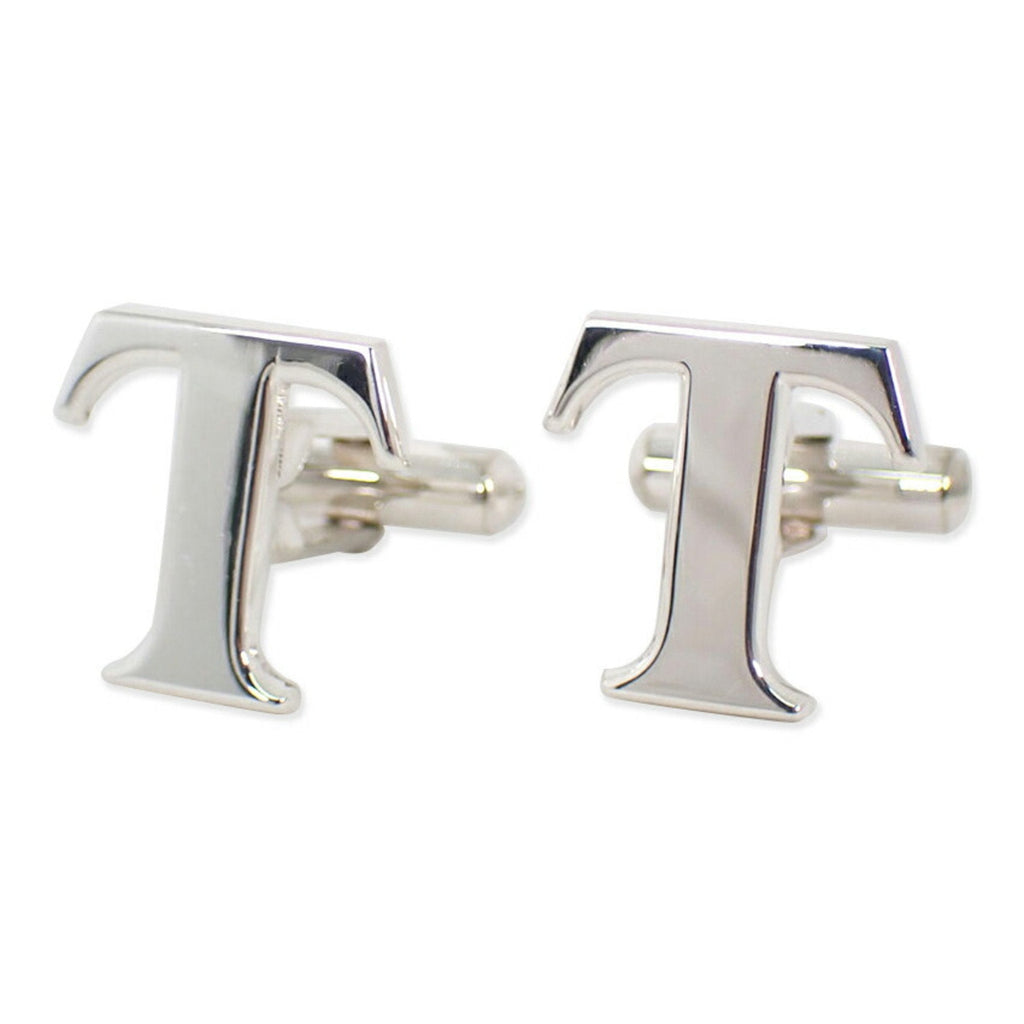 T Cufflinks Sterling Silver Bracelet