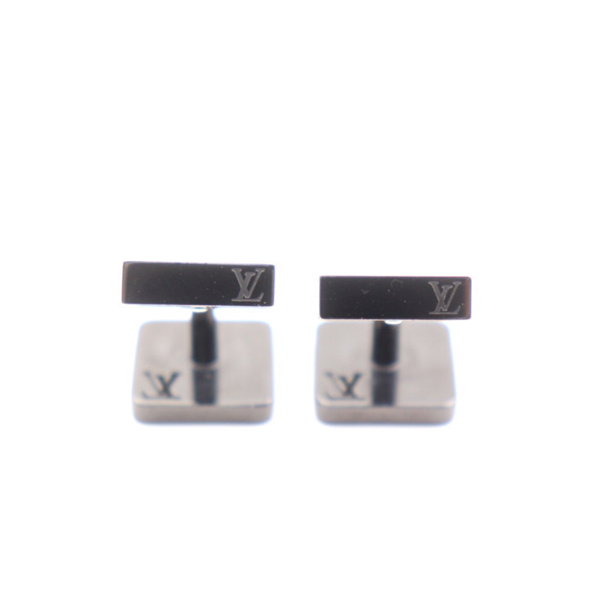Bouton de Manchette Champs Elysees Cufflinks Metal Black Bracelet