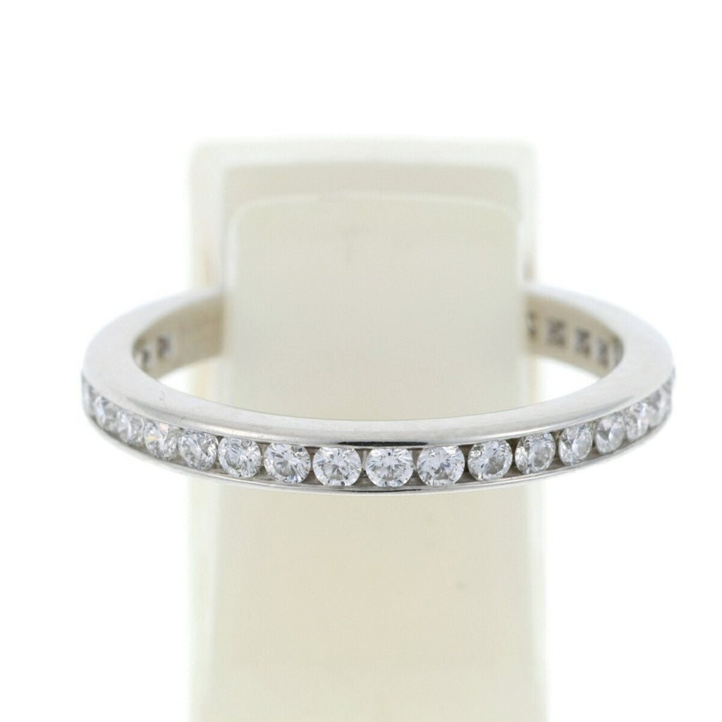 Full Circle Ring Platinum with Diamonds