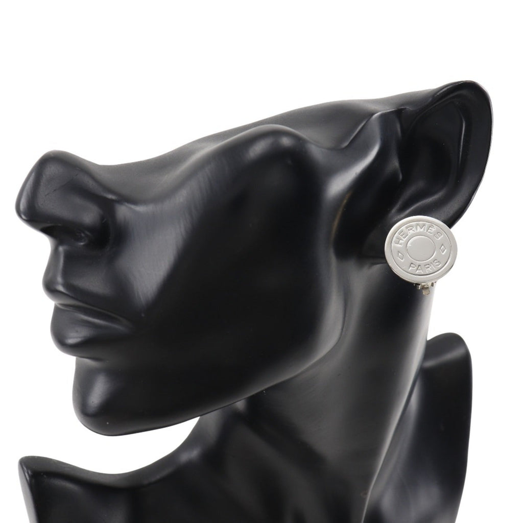 Clip-On Earrings Clip-On Silver-Tone Metal