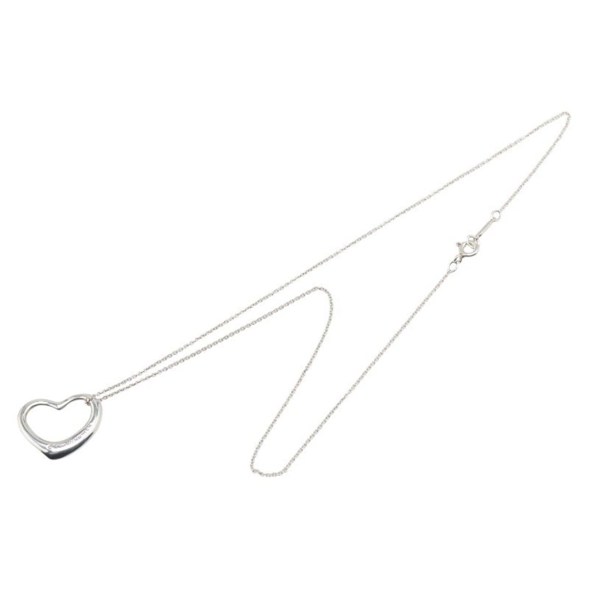 Heart Pendant Necklace Sterling Silver