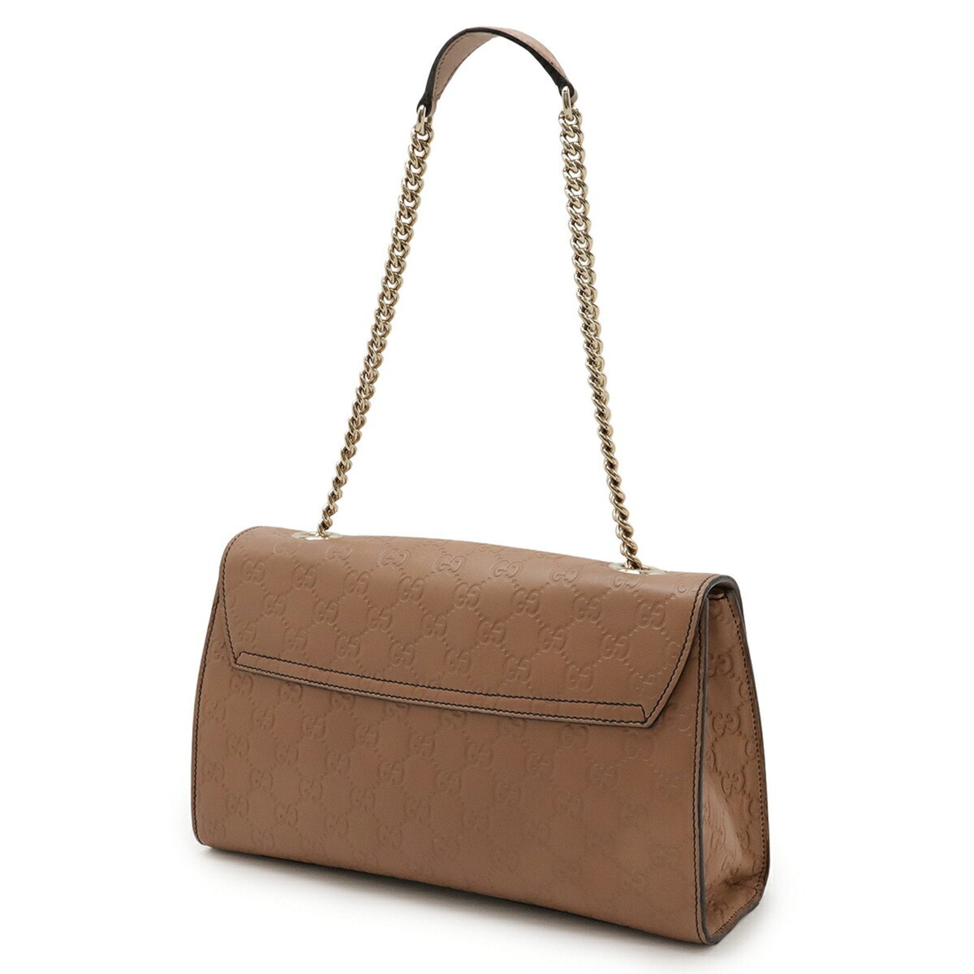 Emily Chain Flap Bag Guccissima Leather Medium