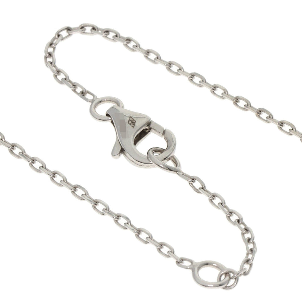 Mini Pendant Necklace 18K White Gold with Diamond