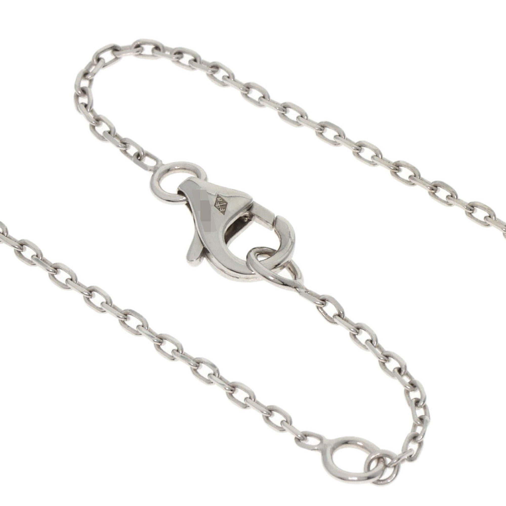 Mini Pendant Necklace 18K White Gold with Diamond