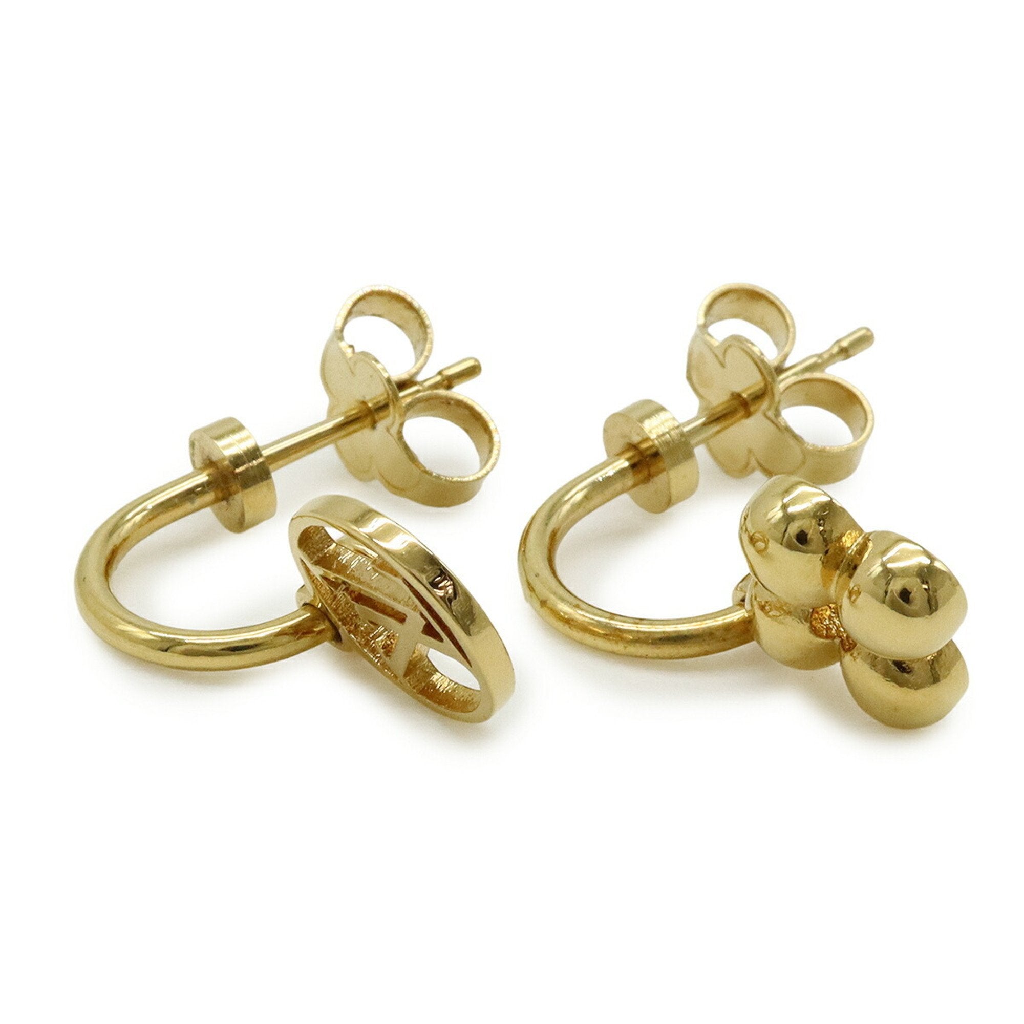 Earrings Gold-Tone Metal